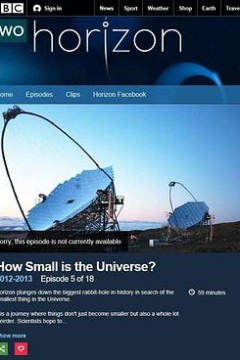 BBC地平线：宇宙何其小